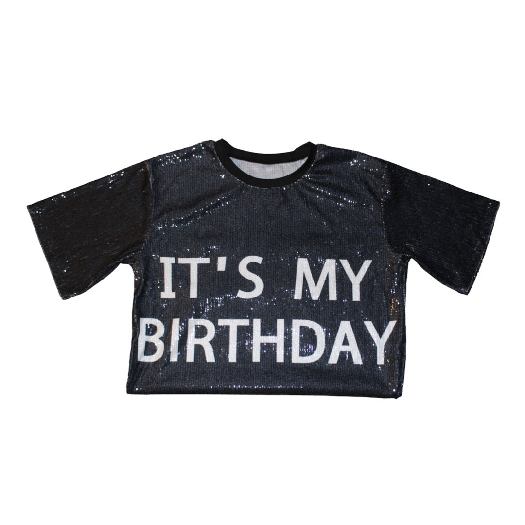 “B-Day” Sequin Jersey