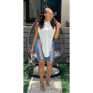 “Summer Time” Bermuda Shorts